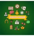 casino concept vector image