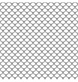 geometric fish scales chinese seamless pattern vector image