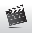 movie clapper board vector image