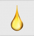 oil drop isolated vector image