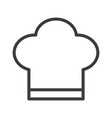 chef s hat for a simple food icon in trendy vector image vector image