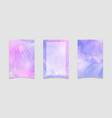 cyan blue and lavender liquid marble background vector image vector image