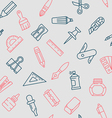 stationery tools seamless pattern thin line style vector image vector image