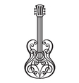 abstract guitar vector image