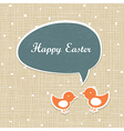 easter card design retro vector image vector image