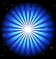 blue light burst vector image