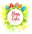 easter festive background vector image