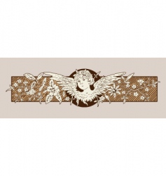 Baroque angel Royalty Free Vector Image - VectorStock