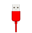 usb plug vector image vector image
