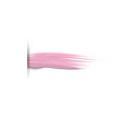 3d horizontal paint brush stroke creative vector image