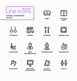 school wayfinding - modern single line vector image vector image