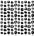 square hand drawn seamless pattern vector image