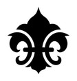 fleur de lis symbol vector image