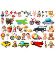 set children toys vector image