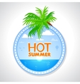 hot summer vector image vector image