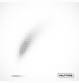 halftone curved gradient texture curve smears vector image