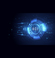 abstract futuristic technology background vector image vector image