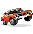 muscle car vector image