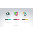 original style infographics templates to display vector image vector image