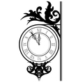 street clock vector image vector image