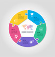 infographic design business concept vector image