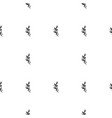 hand drawn brush flowers handmade seamless ornate vector image