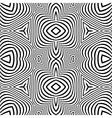 optical art abstract striped seamless deco pattern vector image