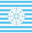 compass nautical emblem image vector image