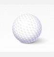 realistic golf ball vector image