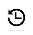 countdown icon on white background vector image