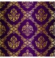gold-on-purple seamless vector image vector image