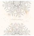 floral abstract ornament vector image vector image
