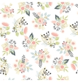 seamless floral pattern vector image