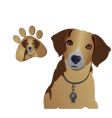 dog vector image