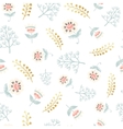seamless floral pattern vector image