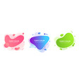 modern liquid abstract element graphic gradient vector image