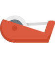 school tape icon flat isolated vector image