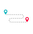 travel location position or direction route vector image vector image