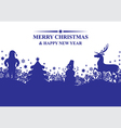 banner x mas vector image vector image
