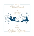 christmas background vector image