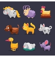 farm animals vector image