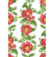 seamless pattern in drawing with branch vector image