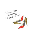 i help the economy shop a lot shopaholic vector image vector image