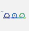 agile lifecycle development vector image vector image