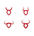 taurus logo template icon vector image
