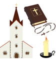 christian set vector image