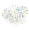 abstract fireworks wallpaper vector image