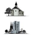 church vector image