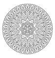 abstract flower mandala decorative ethnic element vector image