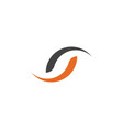 business corporate s letter logo vector image